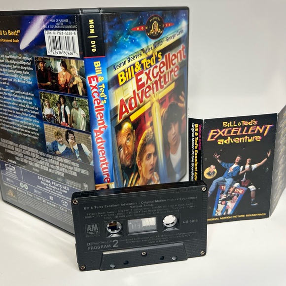 Bill And Ted’s Excellent Adventure DVD and OST - Picture 3 of 3